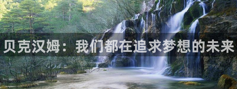 摩登74注册：贝克汉姆：我们都在追求梦想的未来