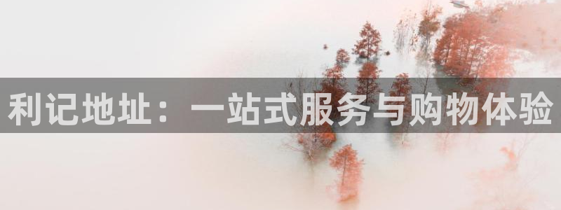 摩登7pg电子游戏在线玩：利记地址：一站式服务与购物体验